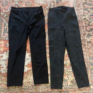 Lot of 2 pairs of Lululemon size 6 pants, wear to work! EUC